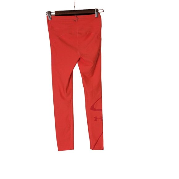 Under Armour Compression Leggings Workout Running Pants Peach Women's Size XS - Picture 3 of 6